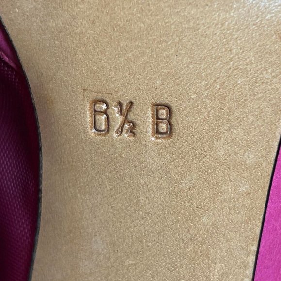 SESTO MEUCCI Vintage Style pumps Woman SHOE Size 6.5 B PINK Leather Italy - Picture 8 of 10